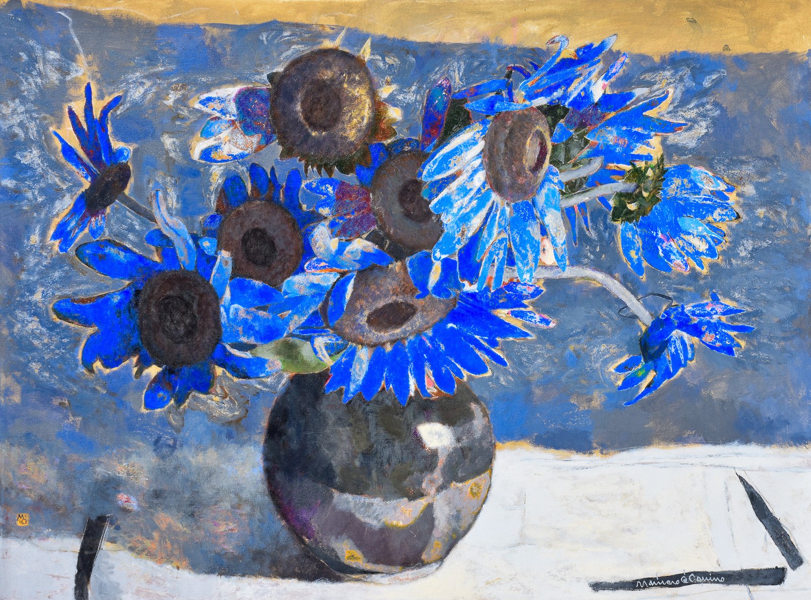 Girasoles cobaltos